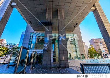 東京　目黒区　中目黒駅前の都市風景　中目黒ゲートタウン 85937729