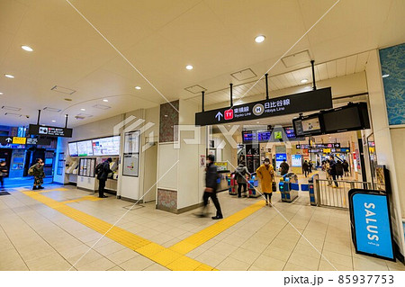 東京 目黒区 中目黒駅前の都市風景 東京 目黒区 中目黒駅前の都市風景 85937753