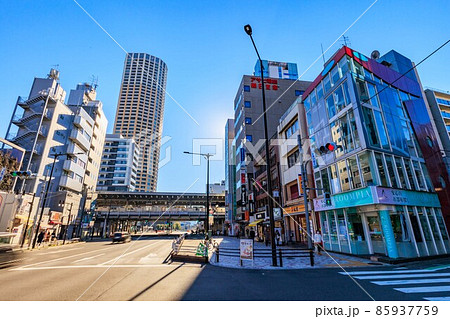東京 目黒区 中目黒駅前の都市風景 東京 目黒区 中目黒駅前の都市風景 85937759