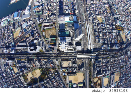 弁天町魚眼真俯瞰~空撮~ 弁天町魚眼真俯瞰~空撮~ 85938198