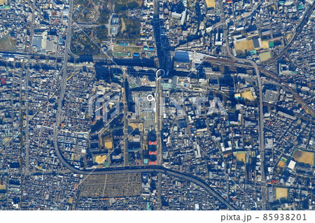 天王寺真俯瞰～空撮～ 85938201