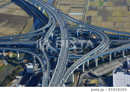 空から見た久御山JCT～空撮～ 85938204