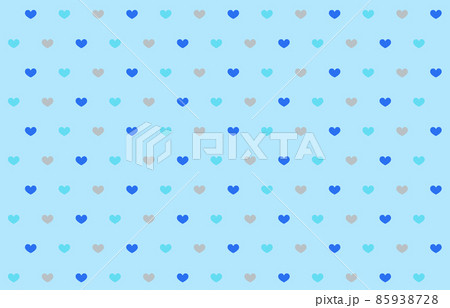 ブルー系の水玉の青色背景素材 85938728
