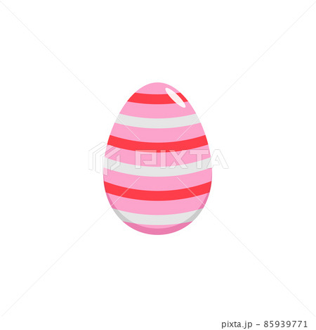 Easter egg flat icon, religion holiday elements, egg with lines, a colorful solid pattern on a white background, eps 10. Easter egg flat icon, religion holiday elements, egg with lines, a colorful solid pattern on a white background, eps 10. 85939771