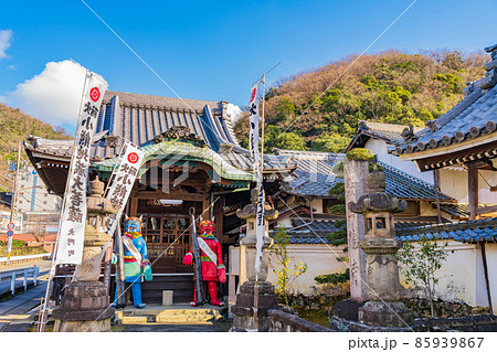 冬の慈恩寺、鬼のいる風景〈岐阜県岐阜市〉 85939867