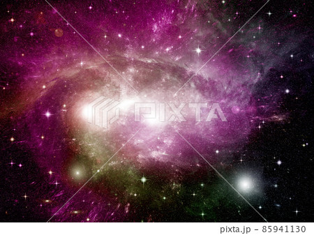galaxy in a free space. 3D rendering 85941130