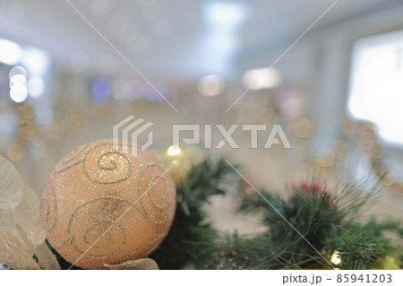 Close up of the Christmas decoration at mall 24 Dec 2021 Close up of the Christmas decoration at mall 24 Dec 2021 85941203