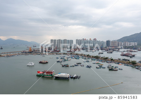 Castle Peak BayWaterfront Promenade and Tuen Mun Typhoon Shelter 17 Dec 2021 Castle Peak BayWaterfront Promenade and Tuen Mun Typhoon Shelter 17 Dec 2021 85941583