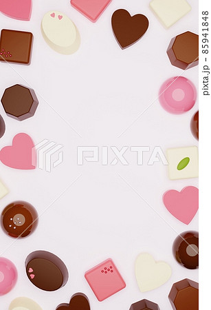 3D素材_バレンタインチョコレート 85941848