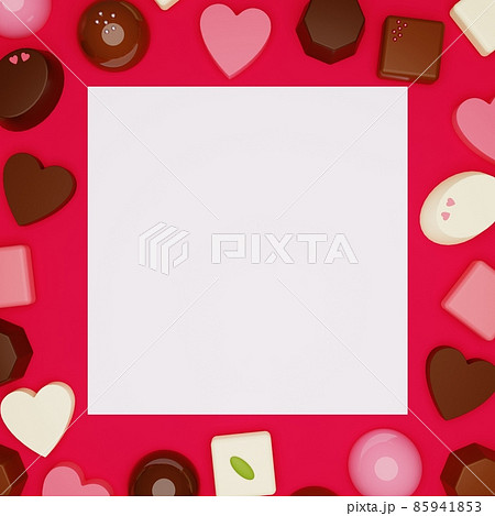 3D素材_バレンタインチョコレート 3D素材_バレンタインチョコレート 85941853