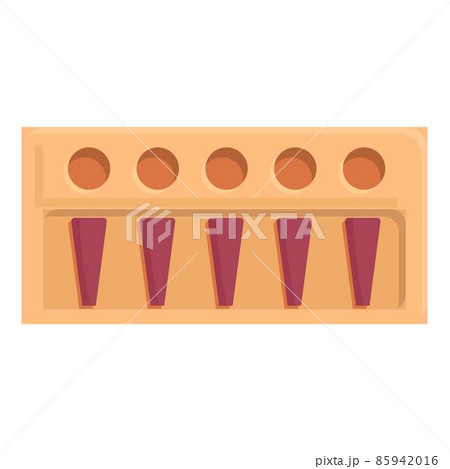 Wood montessori icon cartoon vector. Kid toy Wood montessori icon cartoon vector. Kid toy 85942016