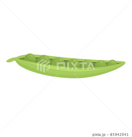 Peas icon cartoon vector. Green plant 85942041