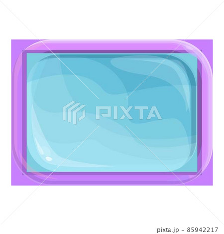 Aqua inflatable pool icon cartoon vector. Swim beach Aqua inflatable pool icon cartoon vector. Swim beach 85942217