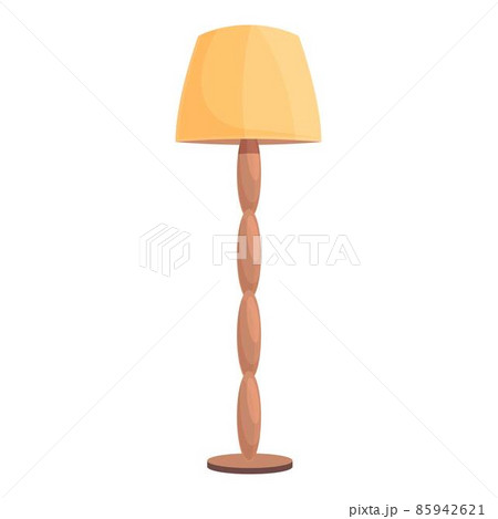 Interior torchere icon cartoon vector. Floor lamp Interior torchere icon cartoon vector. Floor lamp 85942621