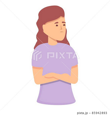 Menopause hurt icon cartoon vector. Female health Menopause hurt icon cartoon vector. Female health 85942893