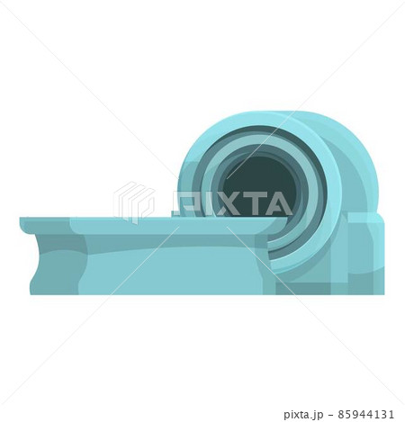 Mri examination icon cartoon vector. Medical machine 85944131