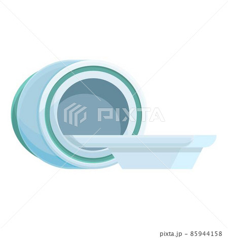 Hospital mri icon cartoon vector. Magnetic tomography Hospital mri icon cartoon vector. Magnetic tomography 85944158