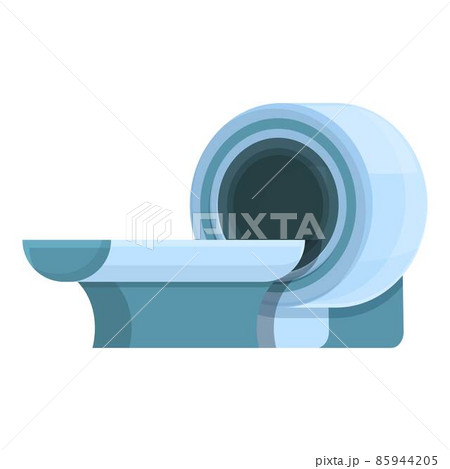 Mri scan icon cartoon vector. Tomography machine Mri scan icon cartoon vector. Tomography machine 85944205