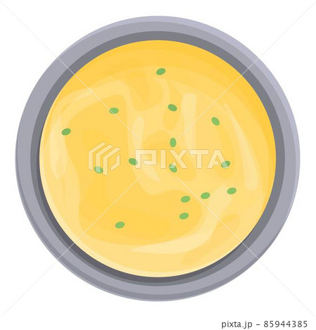 Cream soup icon cartoon vector. Hot bowl Cream soup icon cartoon vector. Hot bowl 85944385