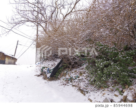 積雪 風景 景色 85944698
