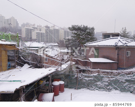 積雪 風景 景色 85944769
