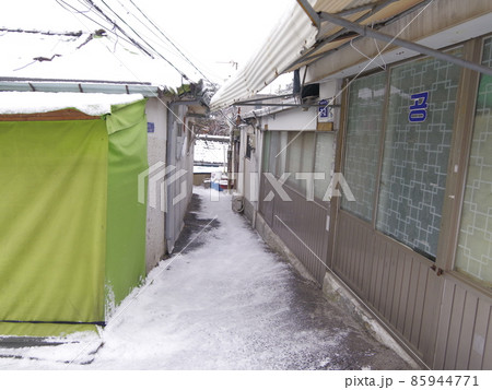 積雪 風景 景色 85944771