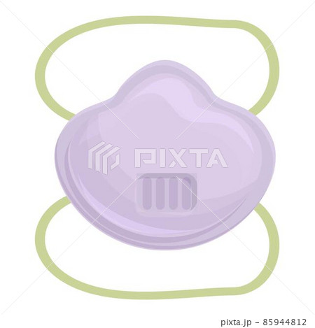 Safety mask icon cartoon vector. Medical health Safety mask icon cartoon vector. Medical health 85944812