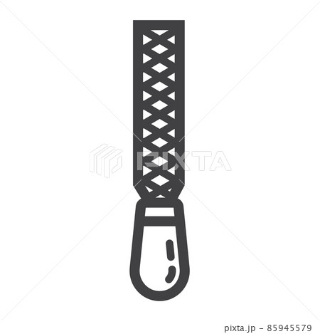 Rasp line icon, build and repair, file sign vector graphics, a linear pattern on a white background, eps 10. Rasp line icon, build and repair, file sign vector graphics, a linear pattern on a white background, eps 10. 85945579