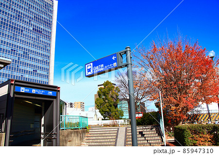 名古屋市、地下鉄千種駅の風景 名古屋市、地下鉄千種駅の風景 85947310