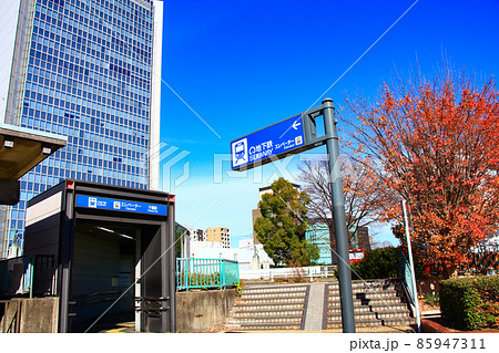 名古屋市、地下鉄千種駅の風景 名古屋市、地下鉄千種駅の風景 85947311