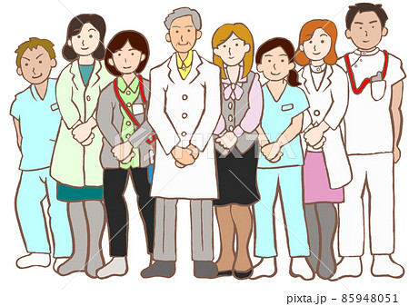 精神科チーム医療 医師・看護師・精神保健福祉士・作業療法士・薬剤師・臨床心理士・医事課 精神科チーム医療 医師・看護師・精神保健福祉士・作業療法士・薬剤師・臨床心理士・医事課 85948051