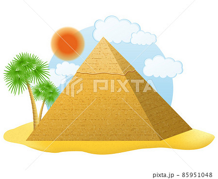 pyramid symbol of ancient egypt vector illustration 85951048