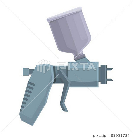 Powder sprayer icon cartoon vector. Paint gun 85951784