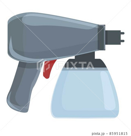 Sprayer compressor icon cartoon vector. Paint gun 85951815
