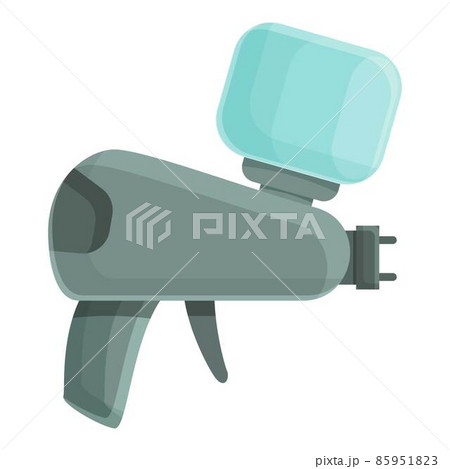 Metal sprayer icon cartoon vector. Air spray gun 85951823
