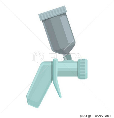 Air painter icon cartoon vector. Spray gun 85951861