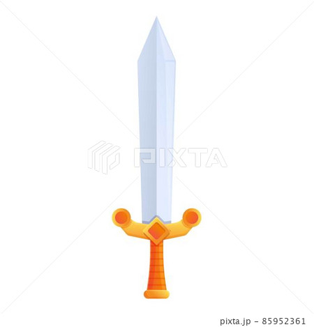 Gameplay sword icon cartoon vector. Casino interface Gameplay sword icon cartoon vector. Casino interface 85952361