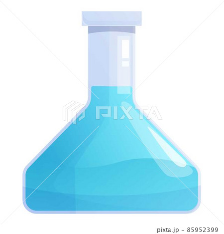 Blue flask gameplay icon cartoon vector. Casino bar 85952399
