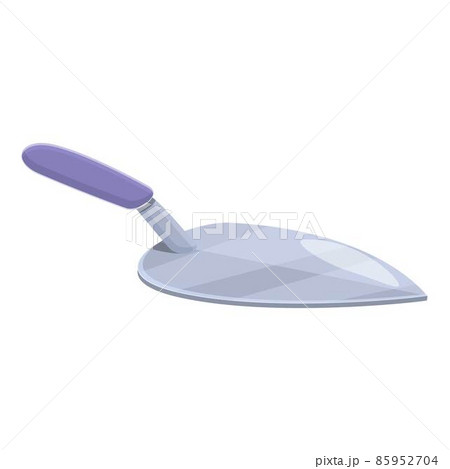 Steel trowel icon cartoon vector. Wall cement Steel trowel icon cartoon vector. Wall cement 85952704