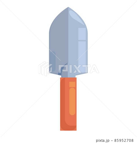 Mason trowel icon cartoon vector. Wall mortar 85952708
