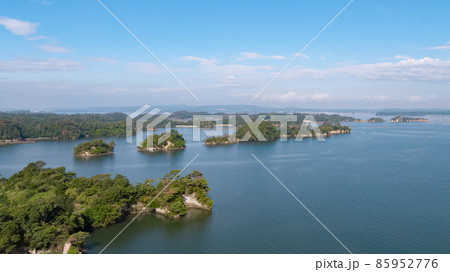 《宮城県・東松島市》奥松島の空撮 《宮城県・東松島市》奥松島の空撮 85952776