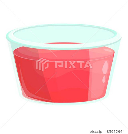 Gelatin jelly icon cartoon vector. Sweet candy 85952964