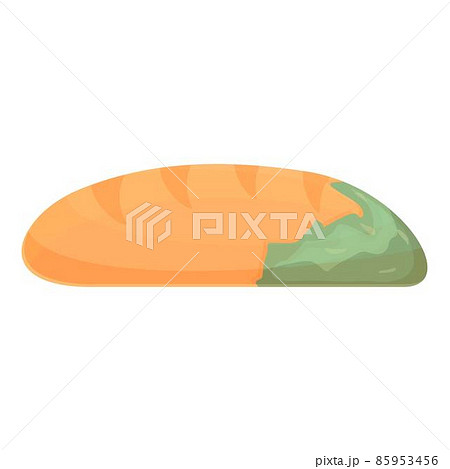 Contaminated bakery icon cartoon vector. Food bacteria 85953456