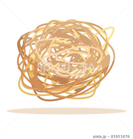 Roll tumbleweed icon cartoon vector. Dry bush 85953876
