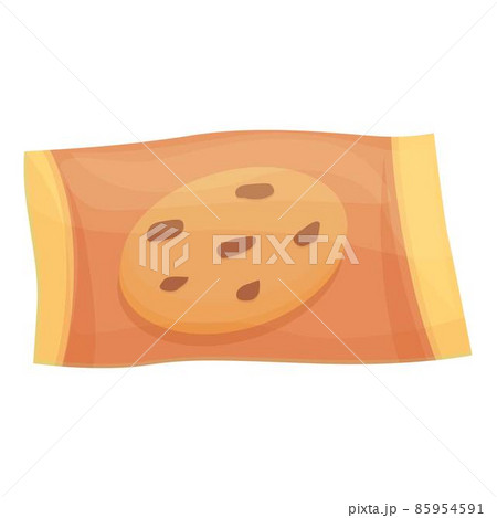 Fruit cookies icon cartoon vector. Chocolate cake 85954591