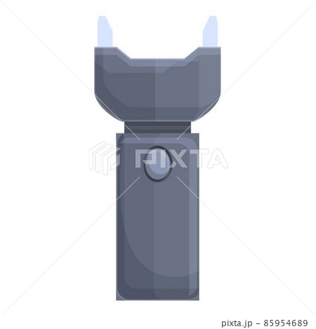 Gun stun icon cartoon vector. Police taser 85954689
