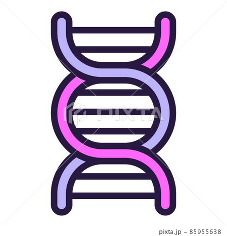 Bio dna icon outline vector. Genetic lab Bio dna icon outline vector. Genetic lab 85955638