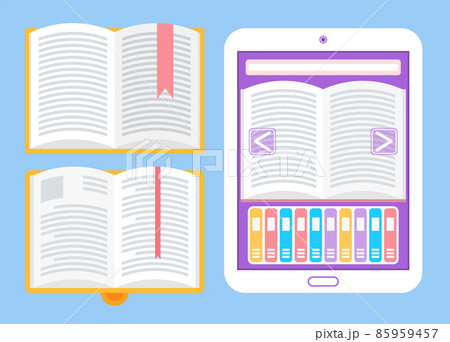 Electronic Book and Printed Publication on Paper Electronic Book and Printed Publication on Paper 85959457
