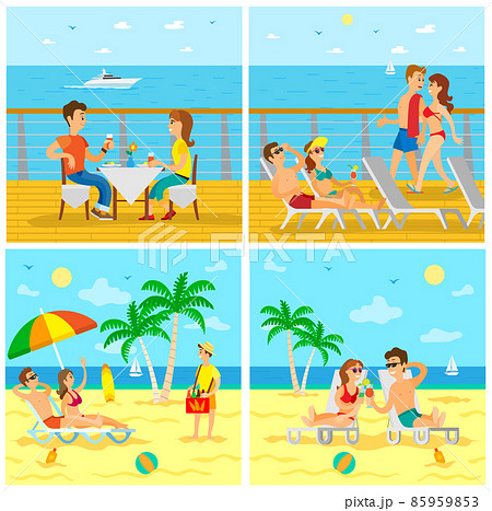 Tourism and Sightseeing, Summer Vacation by Sea 85959853