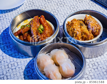 Close up shot of Chinese dim sum Close up shot of Chinese dim sum 85961588